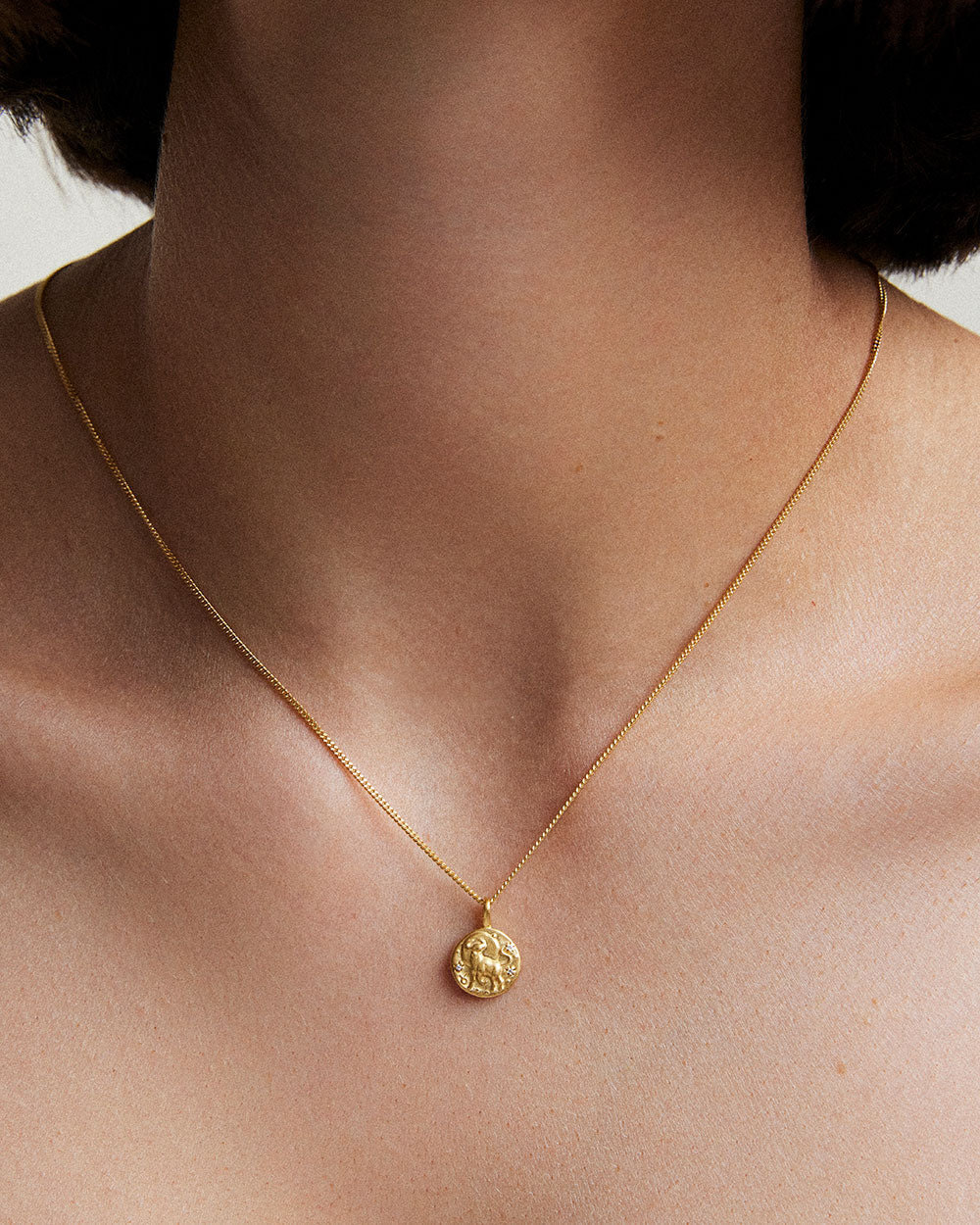 TAURUS PETITE ZODIAC (18K GOLD VERMEIL)