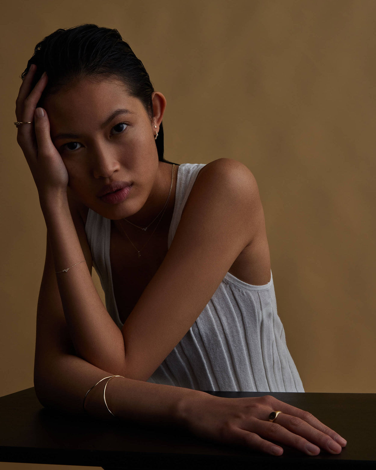 VALENCIA TOPAZ HOOPS (9K GOLD)