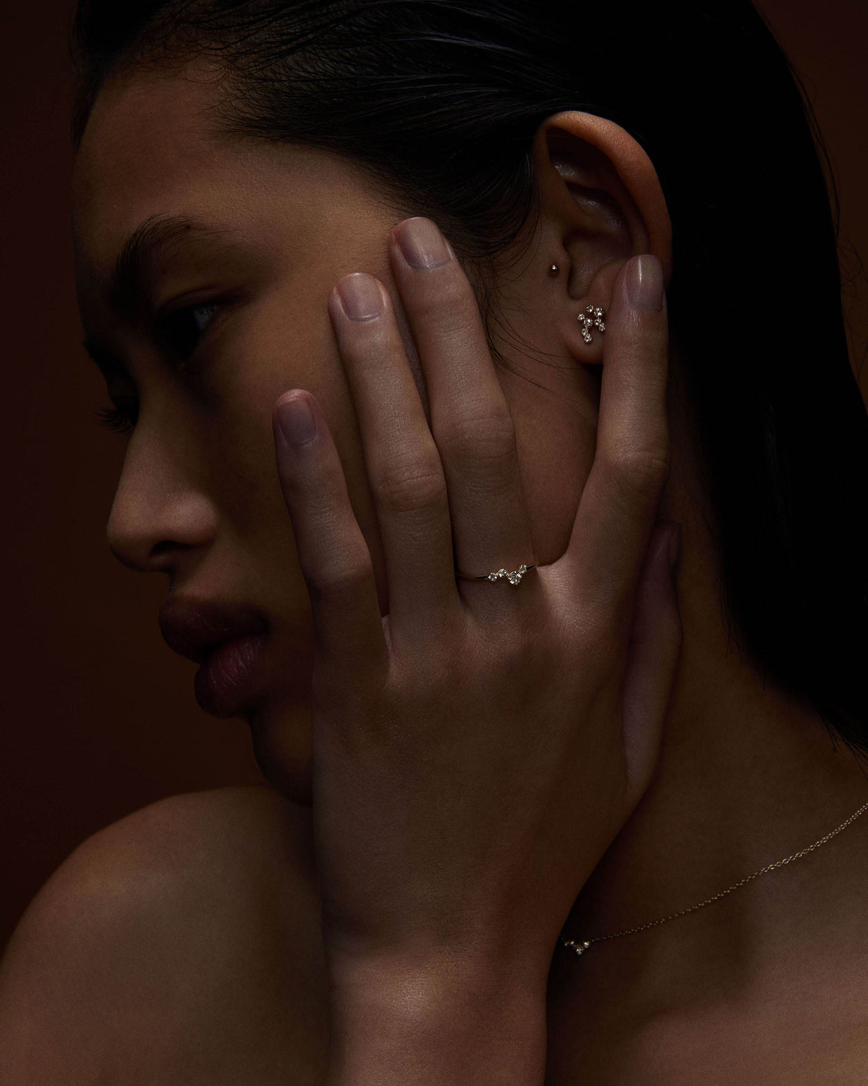 VALENCIA TOPAZ STUDS (9K GOLD)