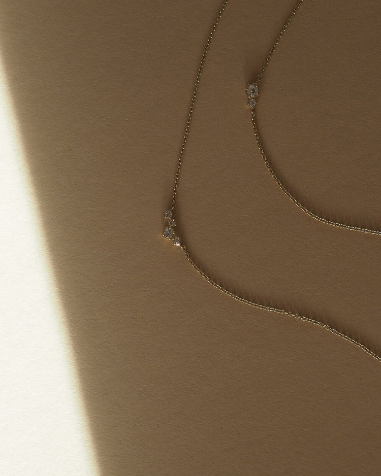 VALENCIA TOPAZ NECKLACE (9K GOLD)