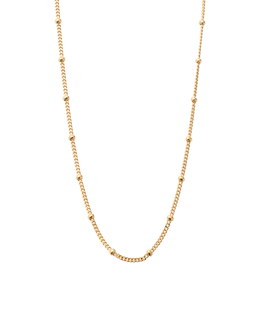 BESPOKE BALL CHAIN (18K GOLD VERMEIL) - IMAGE 1