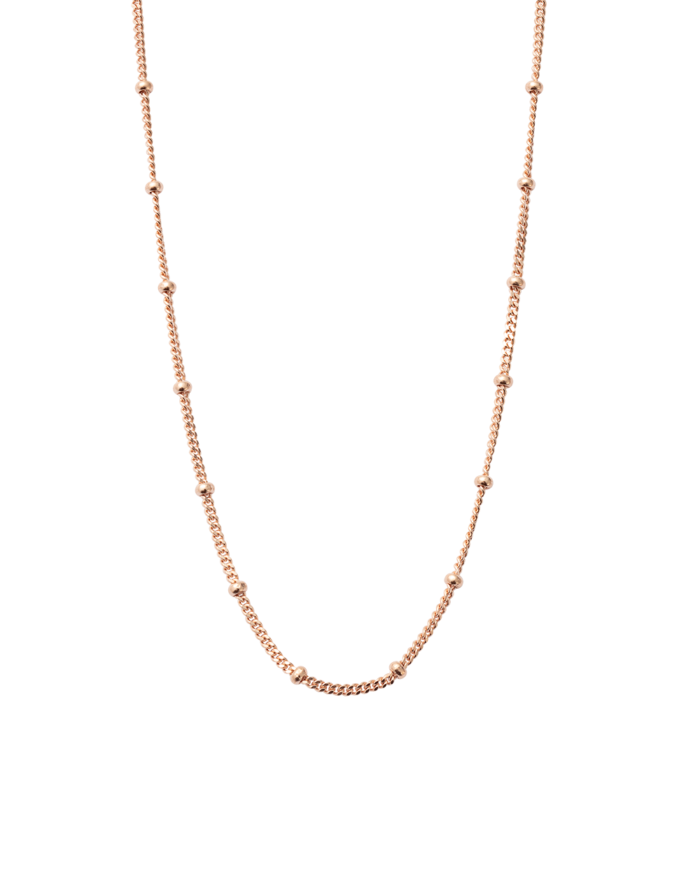 BESPOKE BALL CHAIN (18K ROSE GOLD VERMEIL) - IMAGE 1