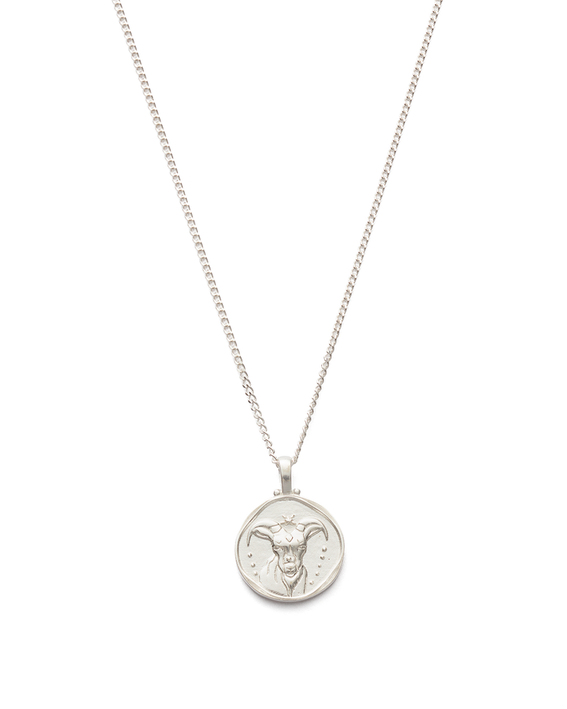 NEW 925 Silver Zodiac Capricorn online Necklace