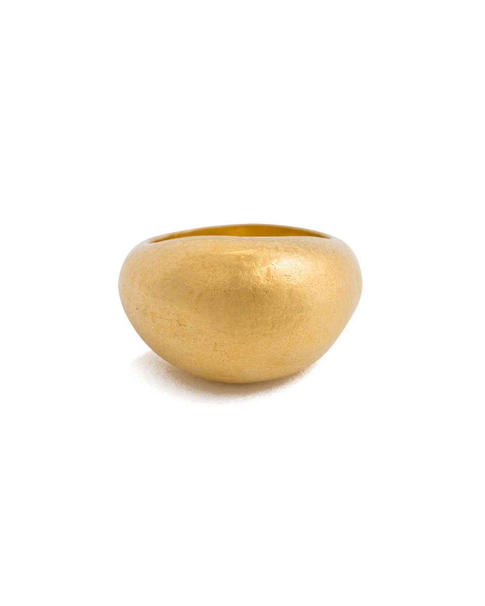 GOLDEN LIGHT DOME RING (18K GOLD VERMEIL)