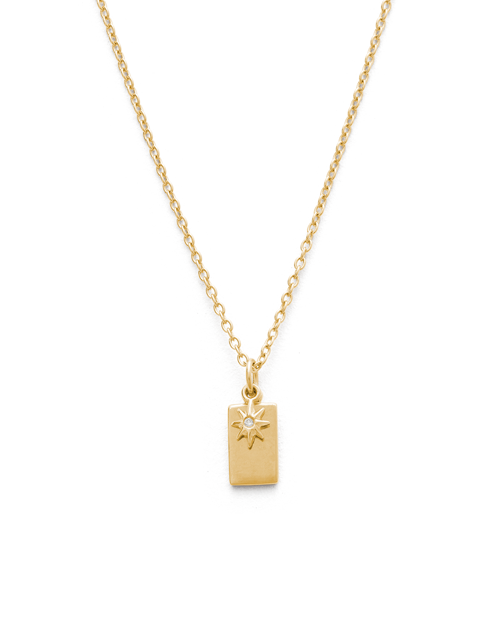 GUIDING STAR NECKLACE (18K GOLD VERMEIL)