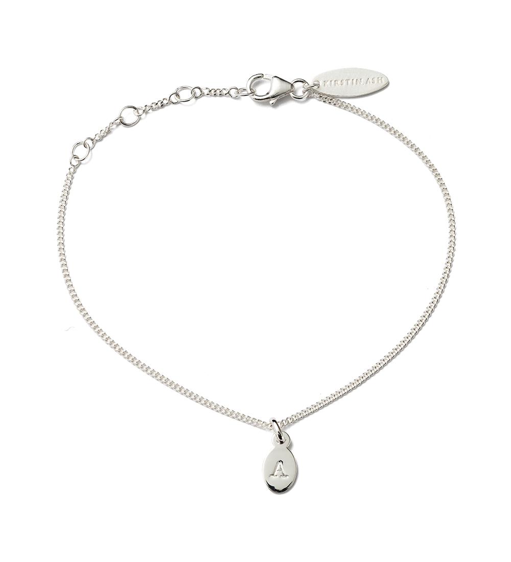INITIAL BRACELET A-Z (STERLING SILVER) - IMAGE 1