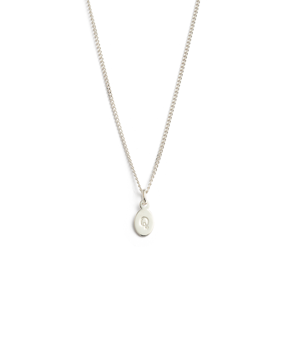 INITIAL NECKLACE A-Z (STERLING SILVER)