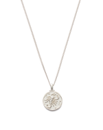 SCORPIO ZODIAC NECKLACE (STERLING SILVER) - IMAGE 1