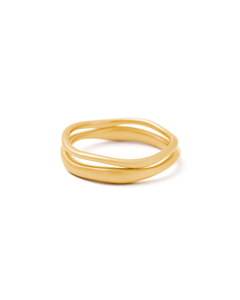 SHIFT STACKING RING (18K GOLD VERMEIL)