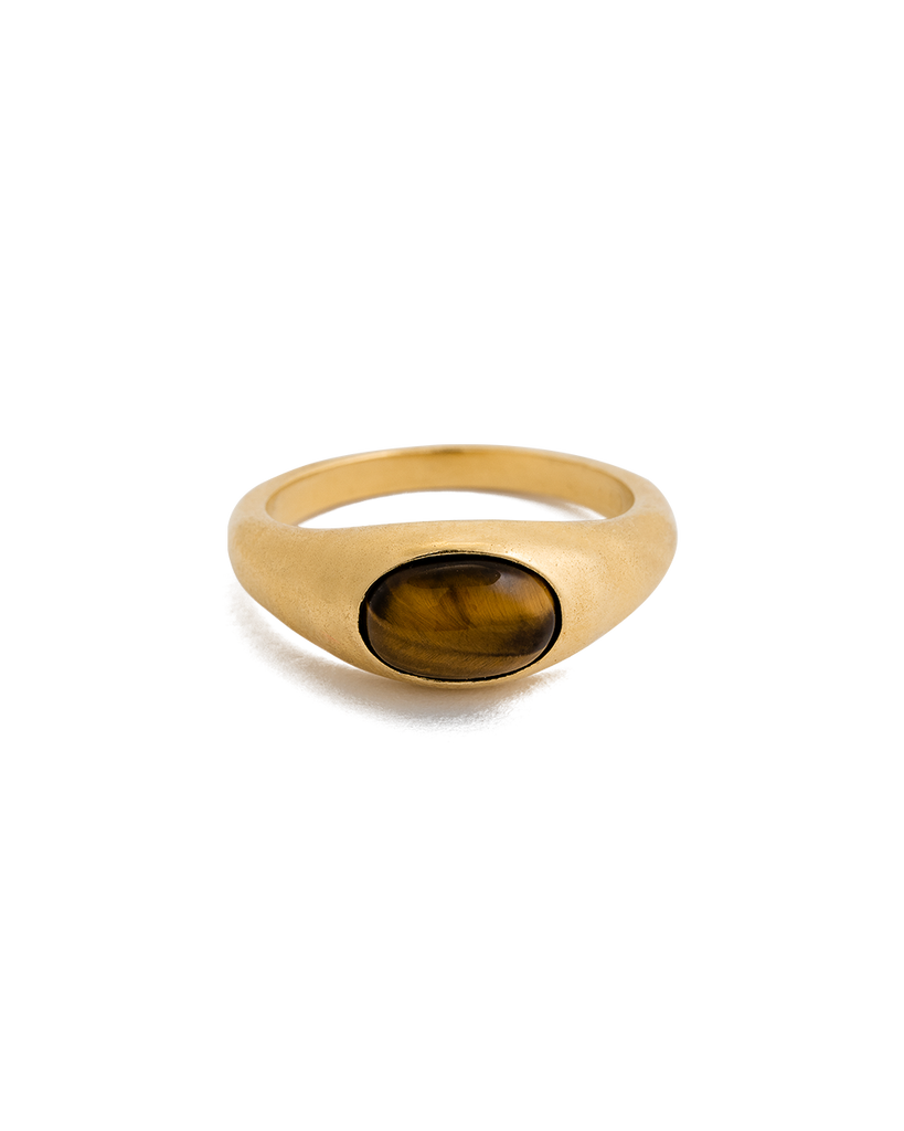 Mens tiger 2025 eye wedding band