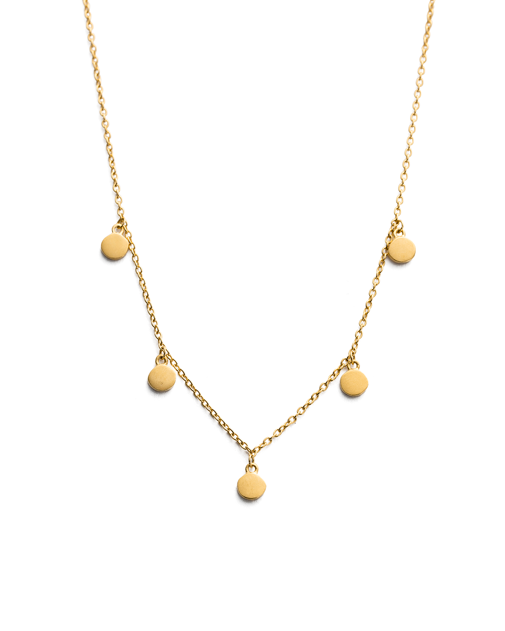 TRAVEL STORIES NECKLACE (18K GOLD PLATED) - IMAGE 1