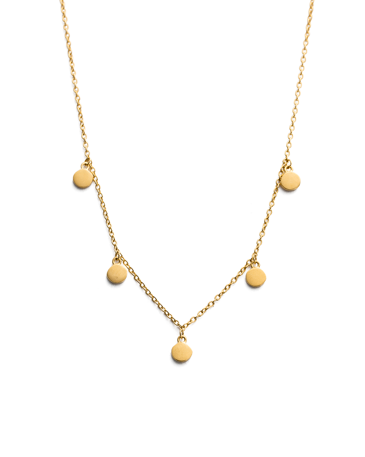 TRAVEL STORIES NECKLACE (18K GOLD PLATED) - IMAGE 1