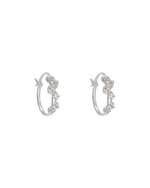 VALENCIA TOPAZ HOOPS (STERLING SILVER)