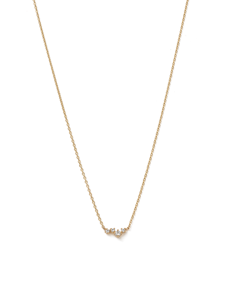 VALENCIA TOPAZ NECKLACE (9K GOLD)
