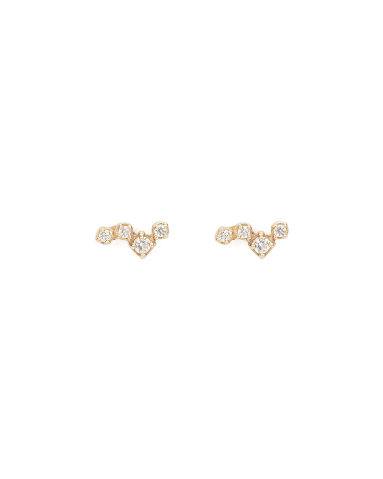 VALENCIA TOPAZ STUDS (9K GOLD)