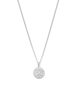 VIRGO PETITE ZODIAC NECKLACE (STERLING SILVER)