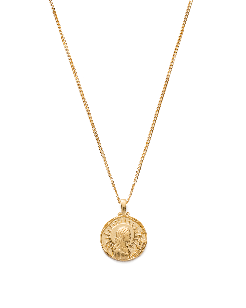 VIRGO ZODIAC NECKLACE (18K GOLD VERMEIL) - IMAGE 1