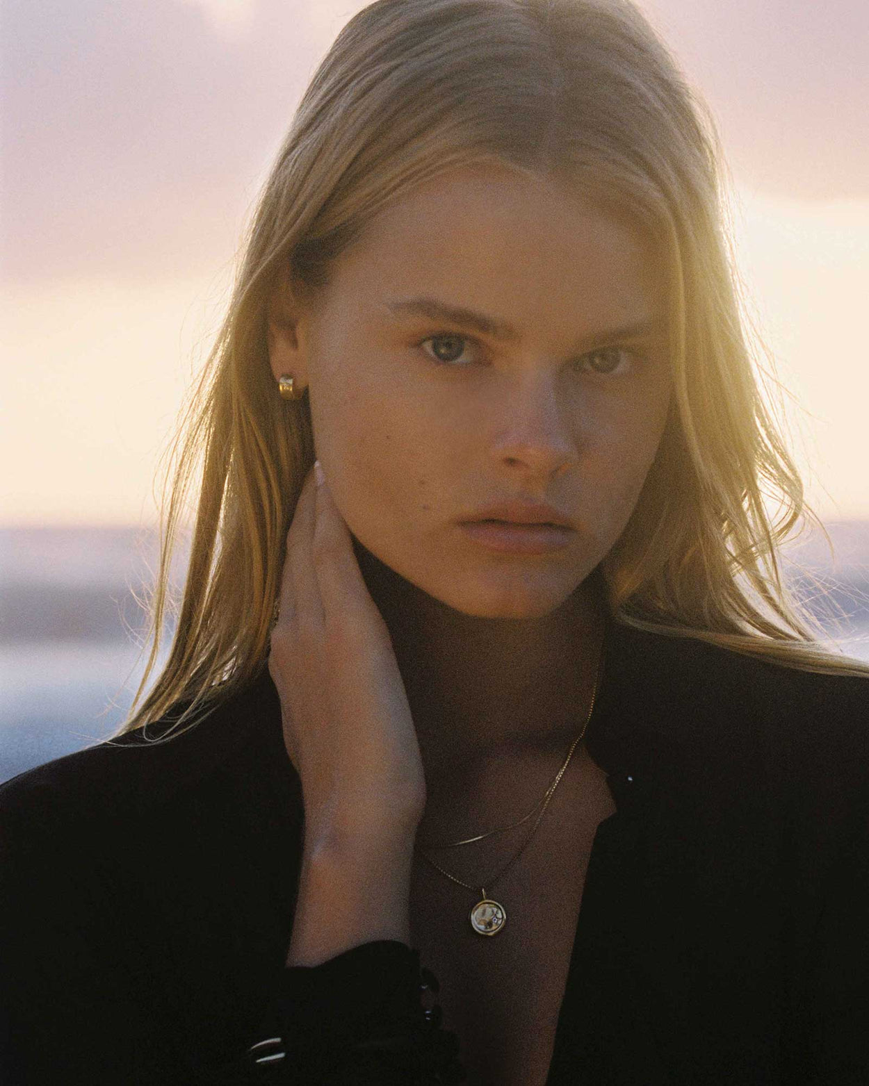 LUNA HOOPS (STERLING SILVER) IMAGE 3