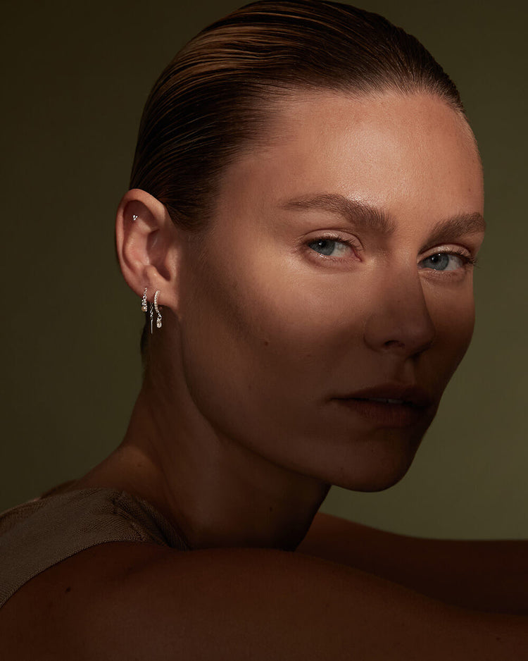 THREE DOT STUDS (STERLING SILVER) IMAGE 2