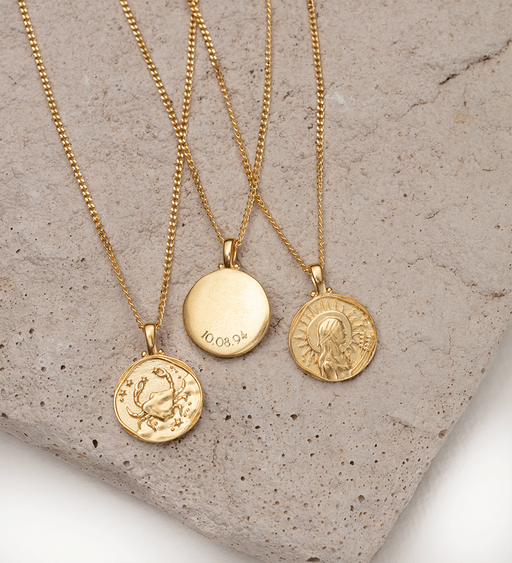 VIRGO ZODIAC NECKLACE (18K GOLD VERMEIL) IMAGE 5