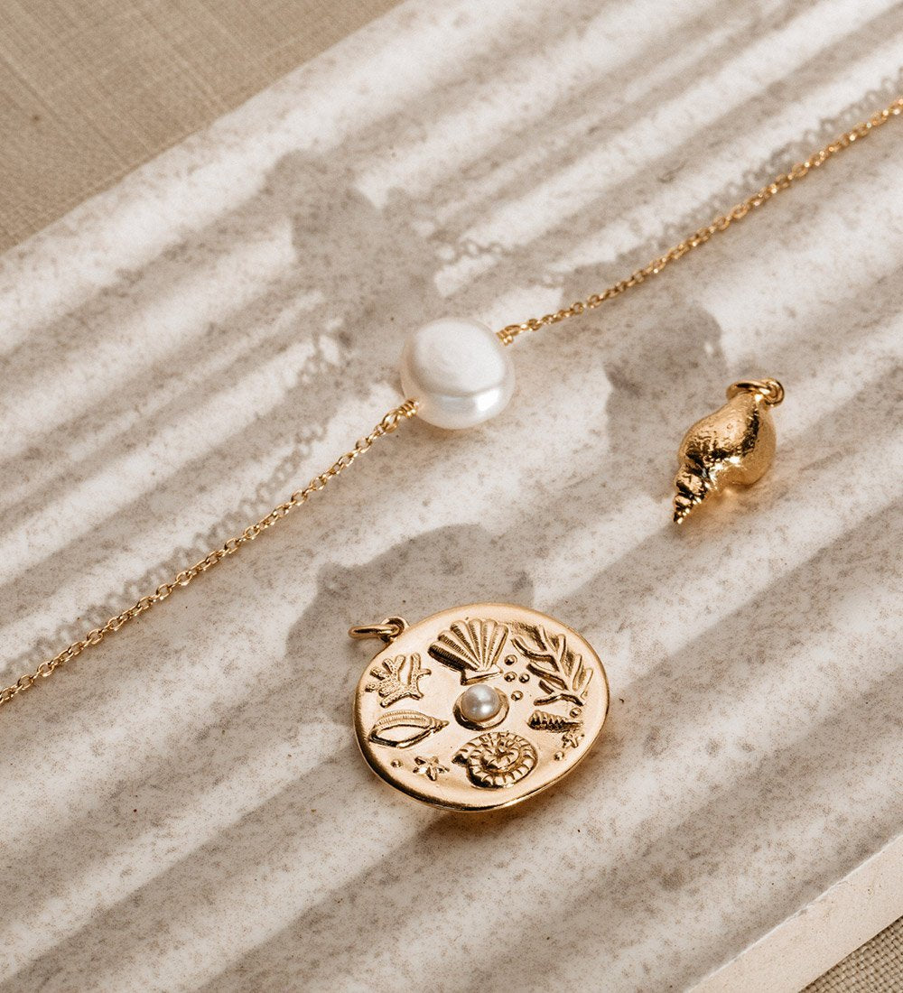 PEARL CHOKER (18K GOLD PLATED) IMAGE 5