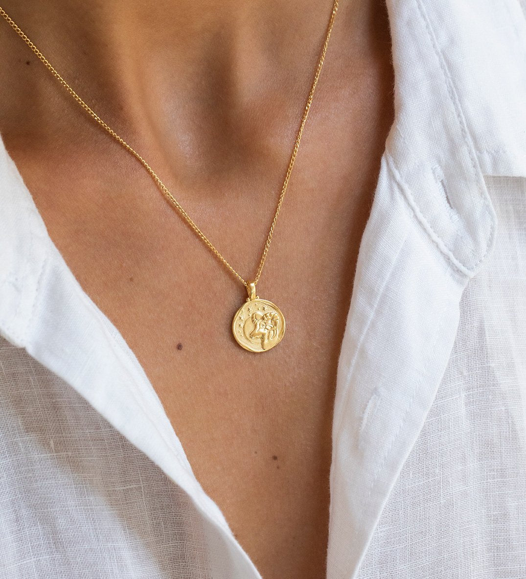 ARIES ZODIAC (18K GOLD VERMEIL) IMAGE 2