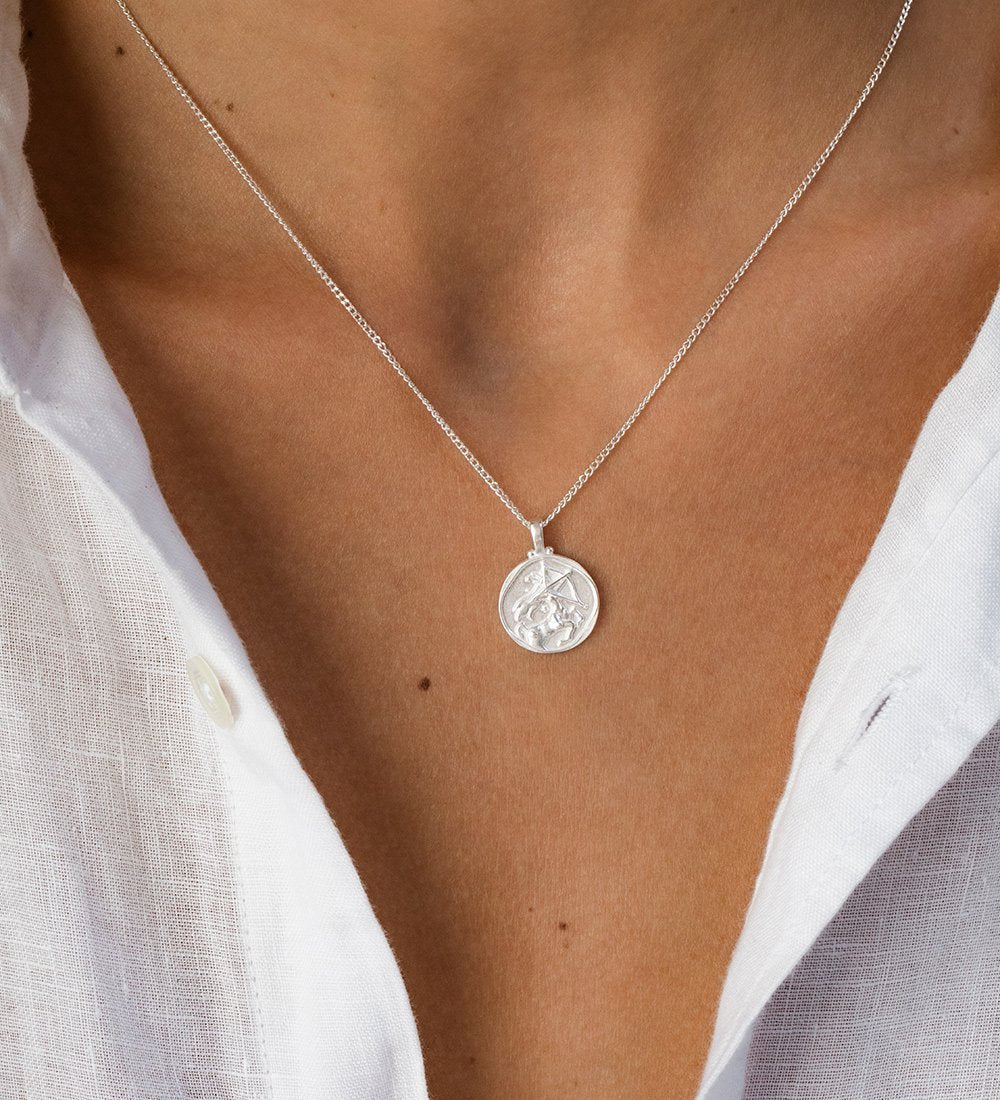 SAGITTARIUS ZODIAC NECKLACE (STERLING SILVER) IMAGE 2