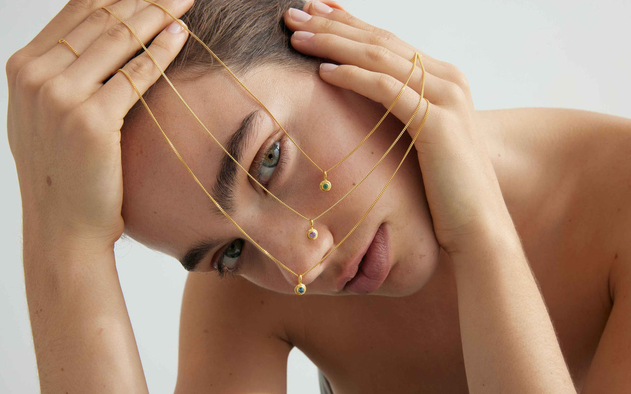 BIRTHSTONE (18K GOLD VERMEIL) IMAGE 7