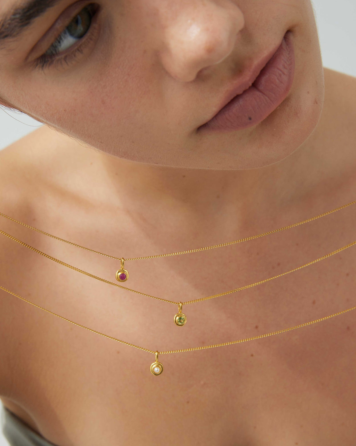 BIRTHSTONE (18K GOLD VERMEIL) IMAGE 2