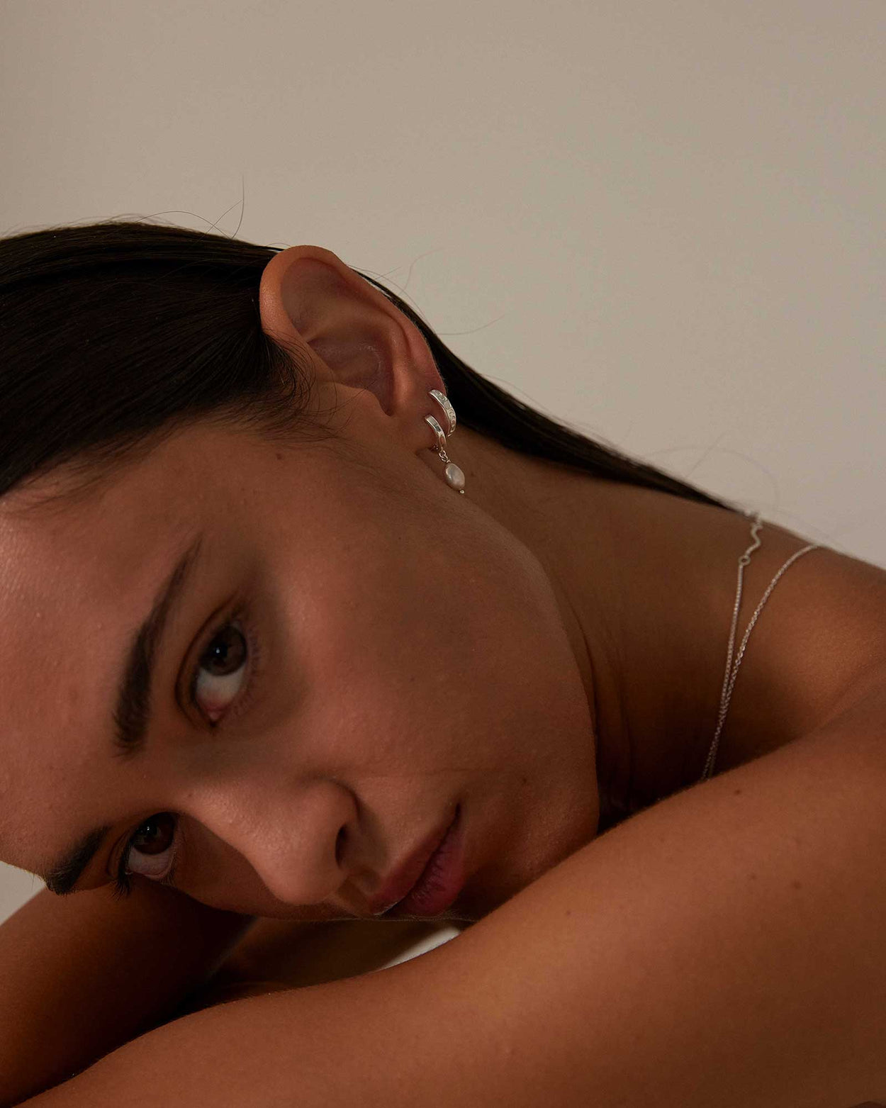 SOLSTICE HOOPS (STERLING SILVER) IMAGE 6