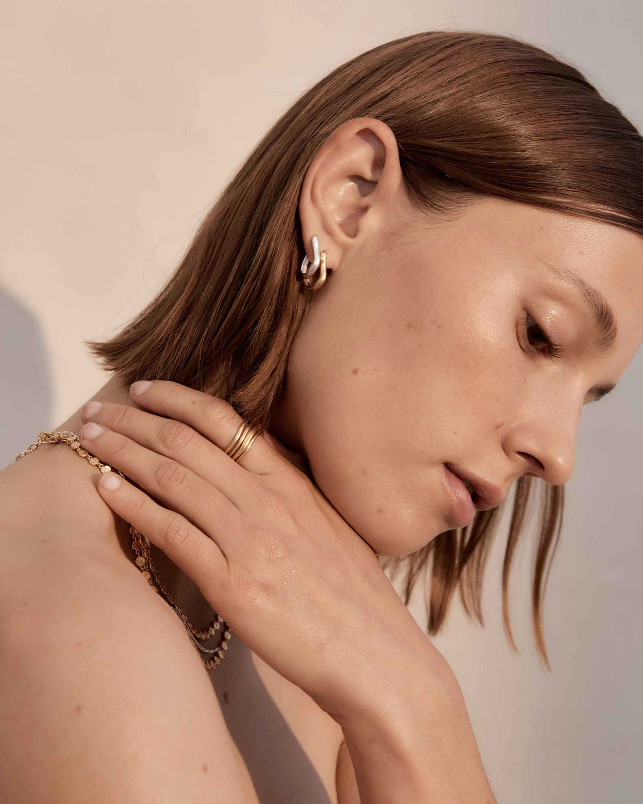 SHIFT STACKING RING (18K GOLD VERMEIL) IMAGE 2