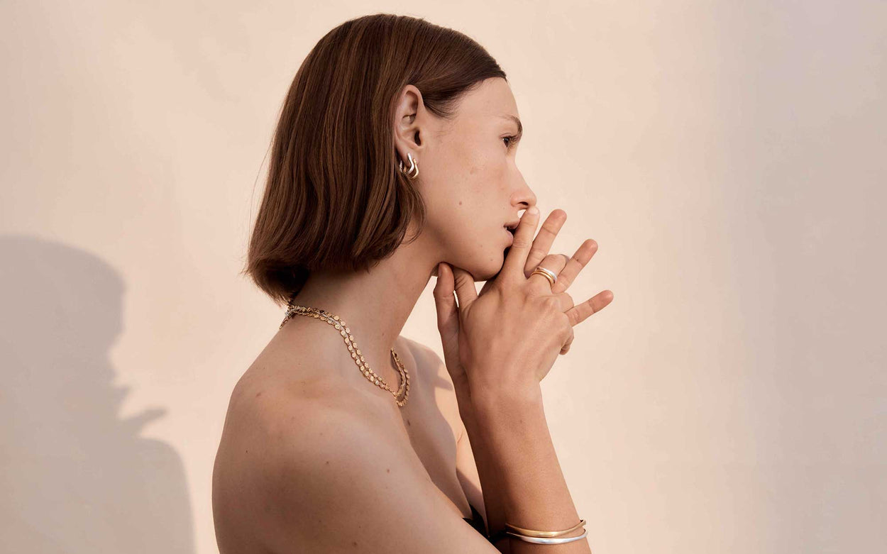 SHIFT STACKING RING (18K GOLD VERMEIL) IMAGE 5