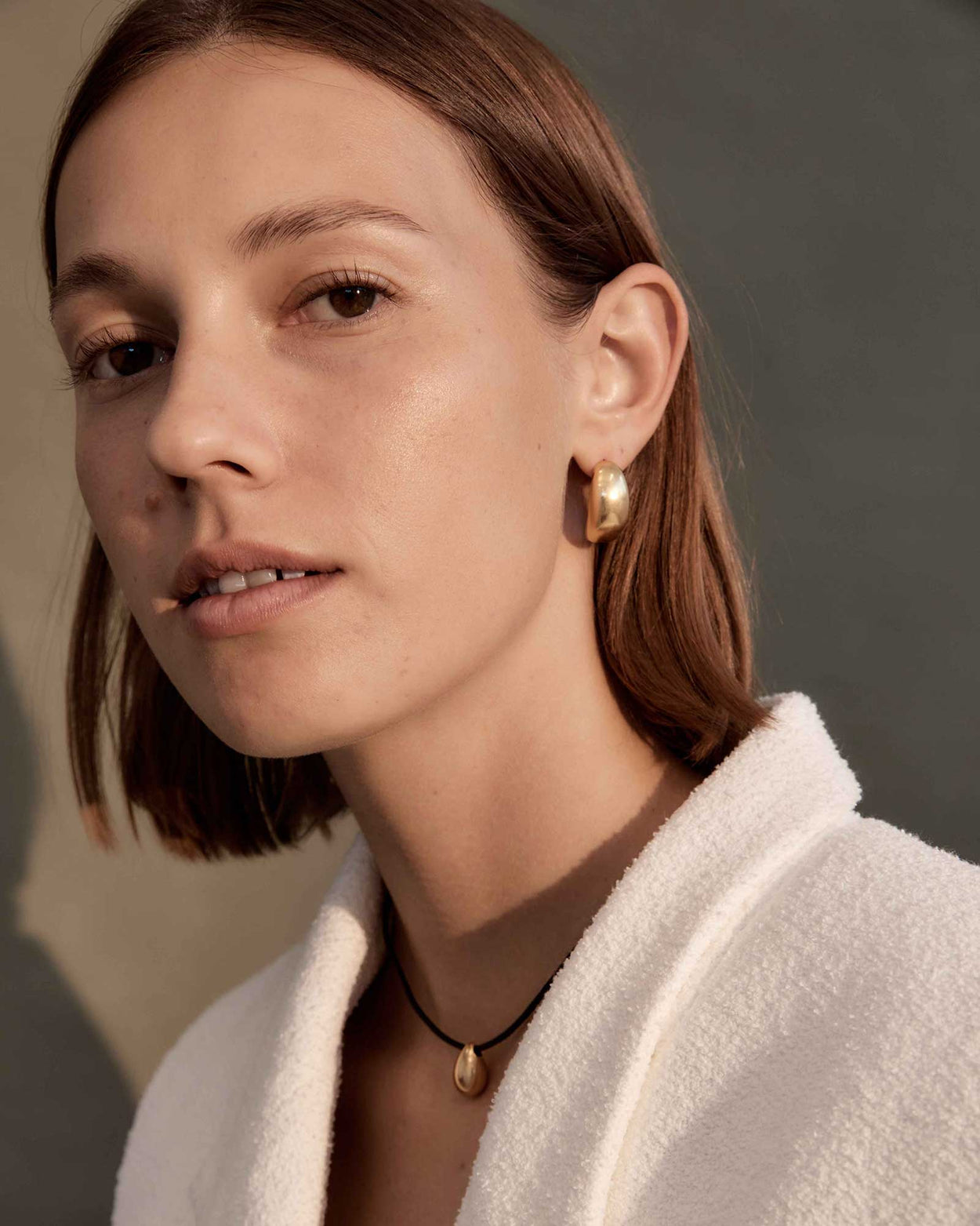 TRESOR EARRINGS (18K GOLD PLATED) IMAGE 5