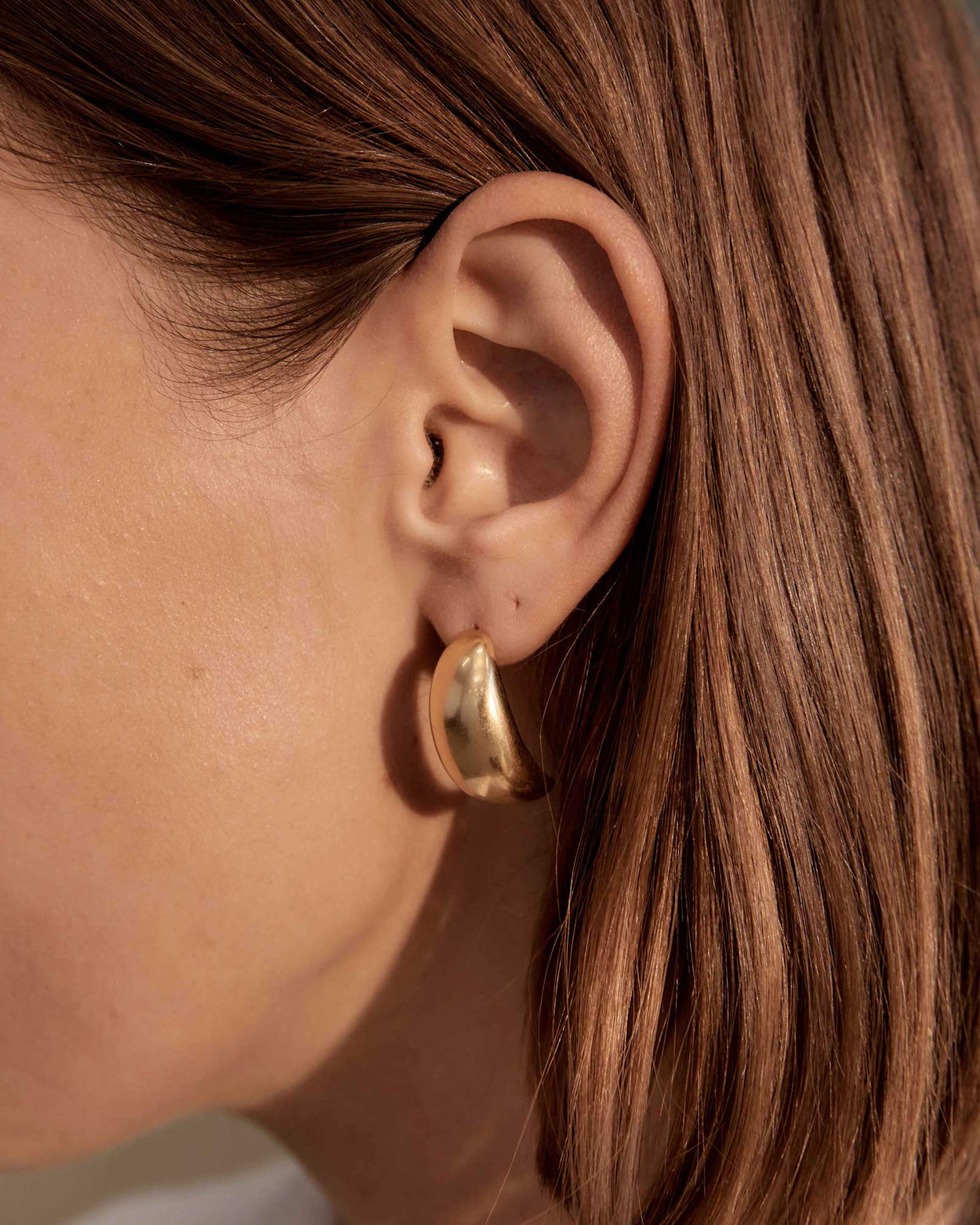 TRESOR EARRINGS (18K GOLD PLATED) IMAGE 3