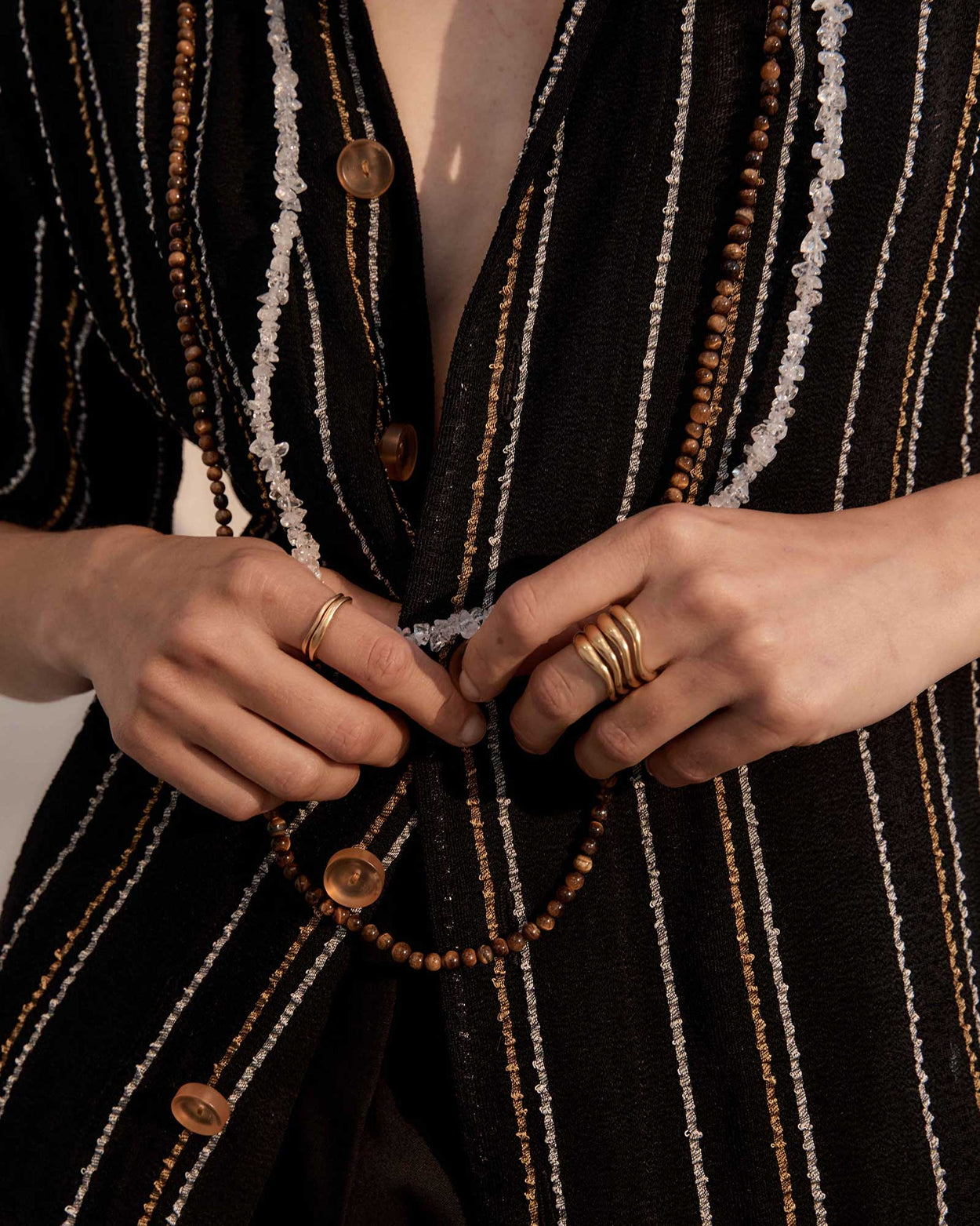 SHIFT STACKING RING (18K GOLD VERMEIL) IMAGE 3