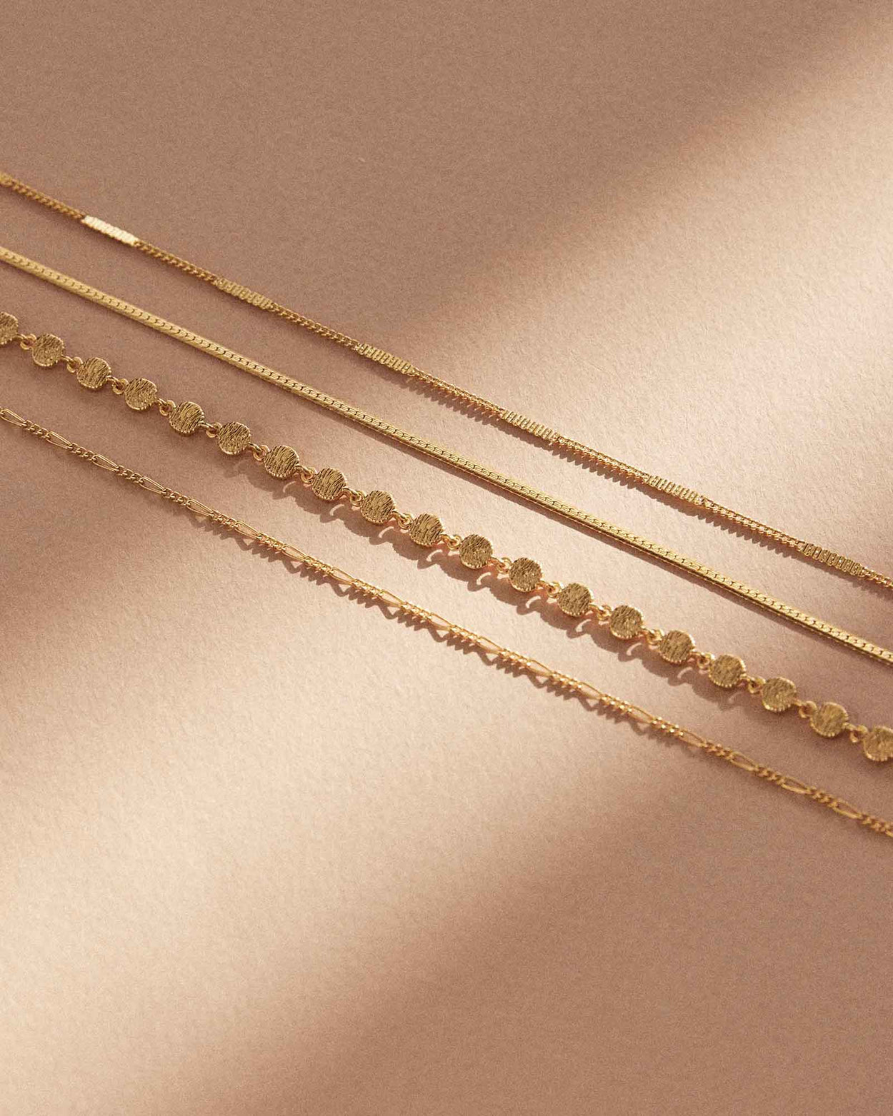 ECHO CHAIN NECKLACE (18K GOLD PLATED)