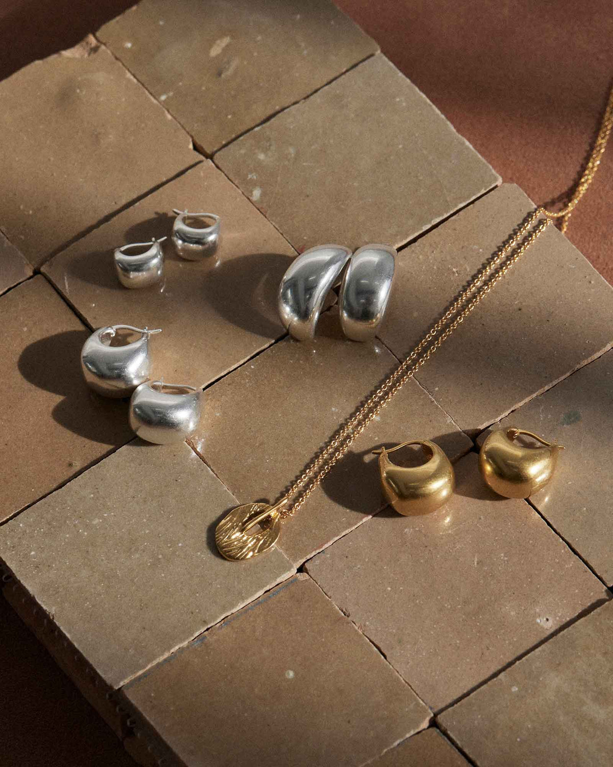 TRESOR EARRINGS (STERLING SILVER) IMAGE 4