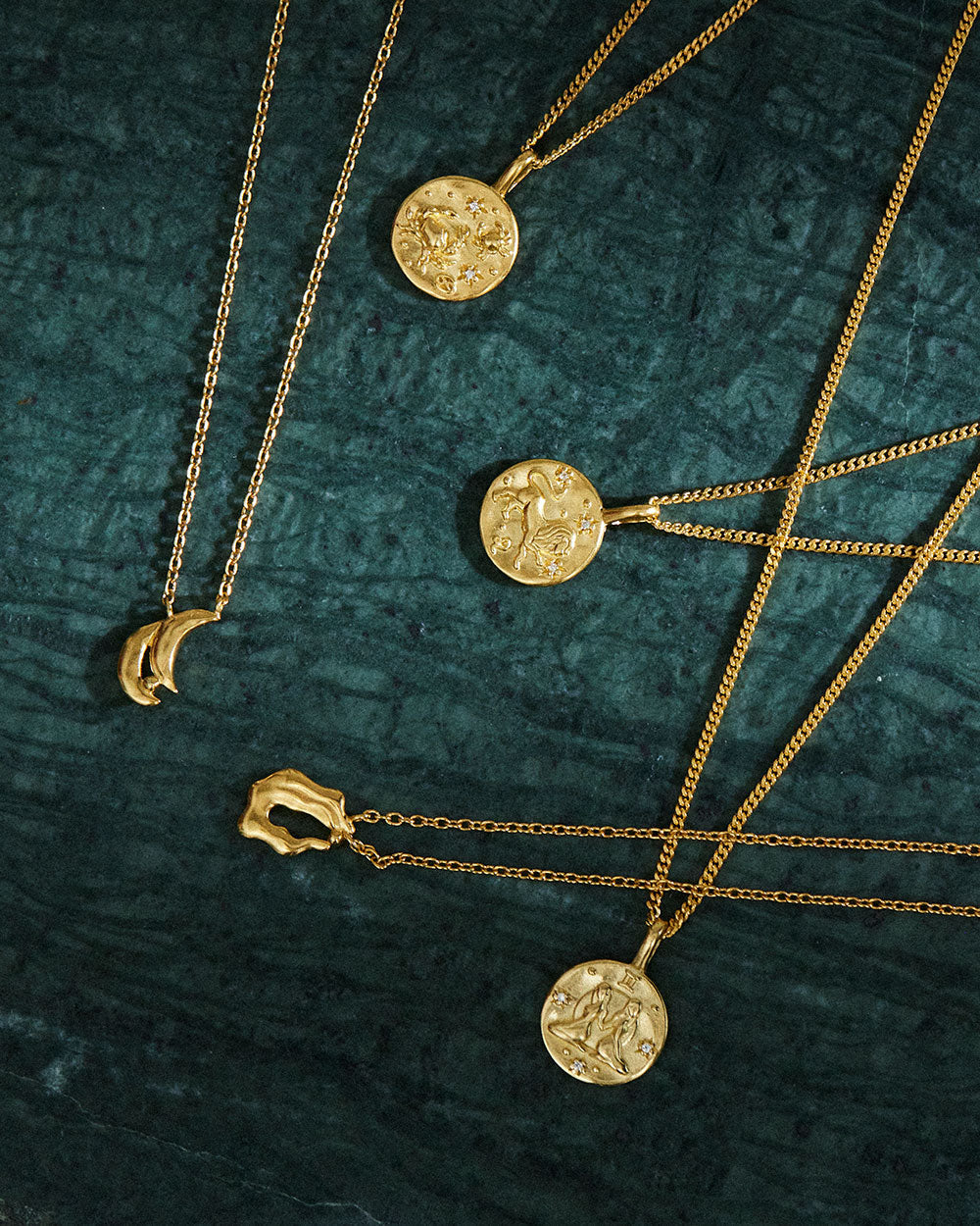 GEMINI PETITE ZODIAC (18K GOLD VERMEIL) IMAGE 2