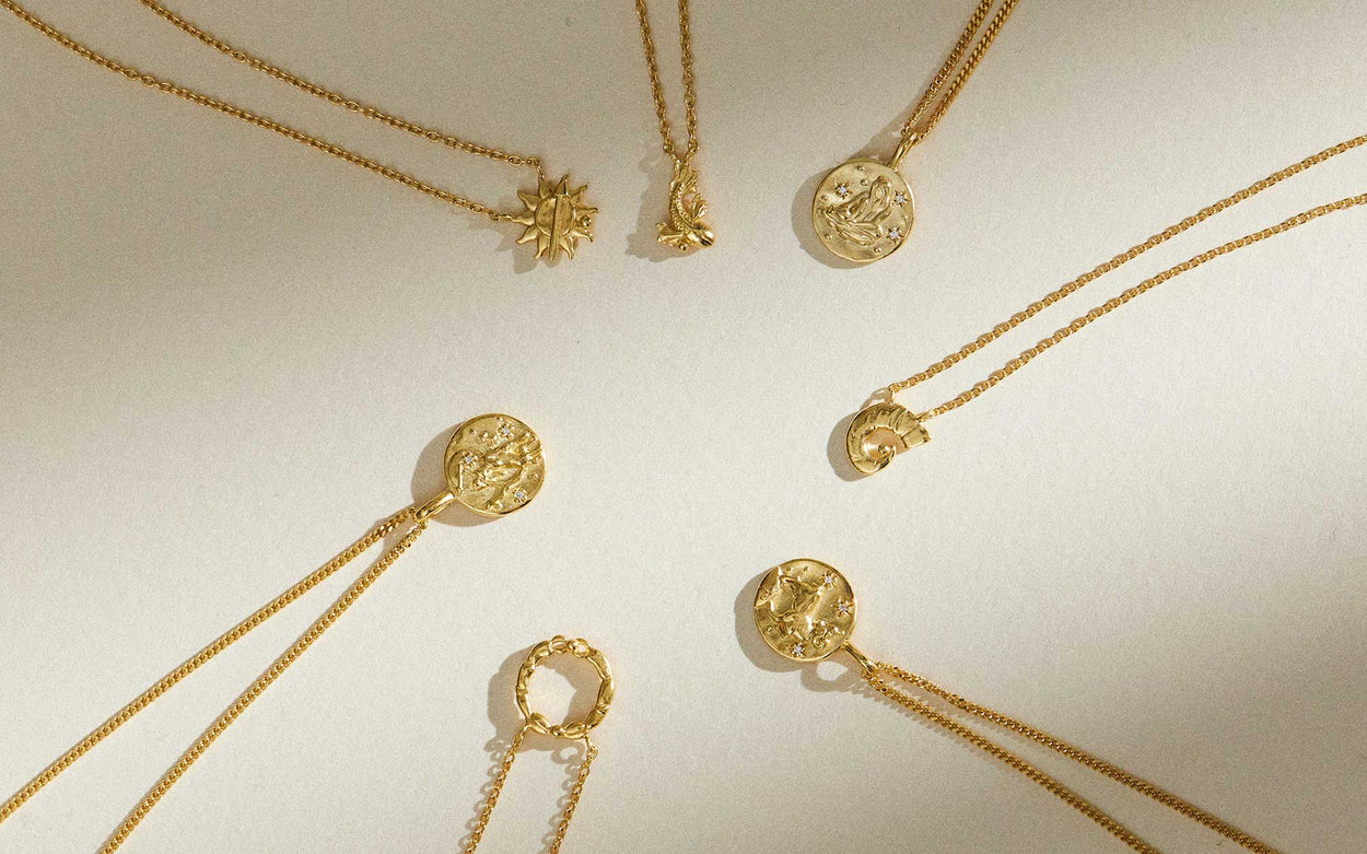 SAGITTARIUS PETITE ZODIAC NECKLACE (18K GOLD VERMEIL) IMAGE 3