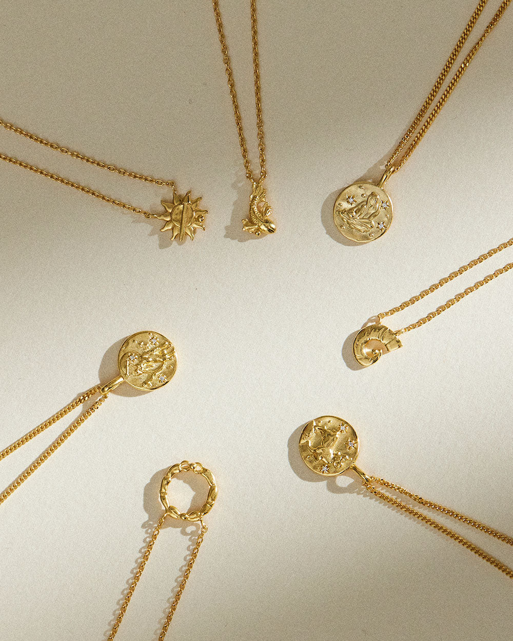 SAGITTARIUS PETITE ZODIAC (18K GOLD VERMEIL) IMAGE 2