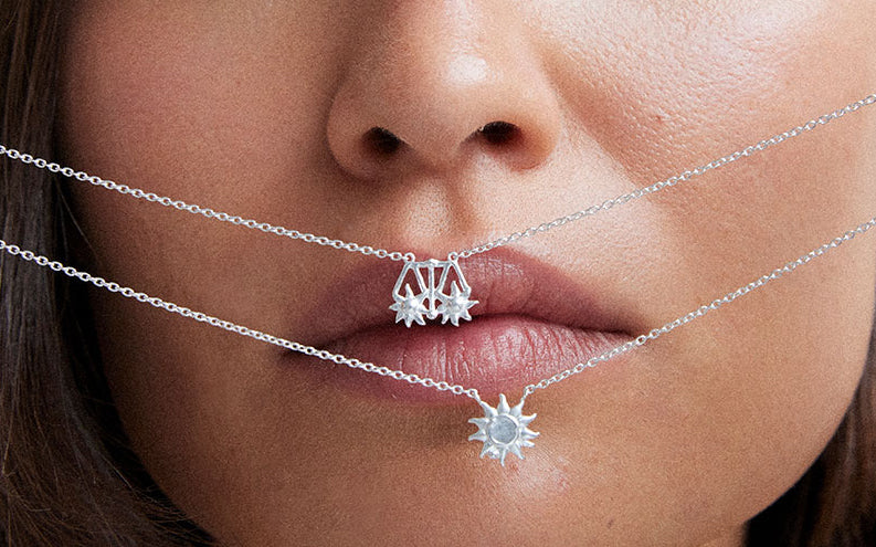 SAGITTARIUS STAR SIGN NECKLACE (STERLING SILVER) IMAGE 3