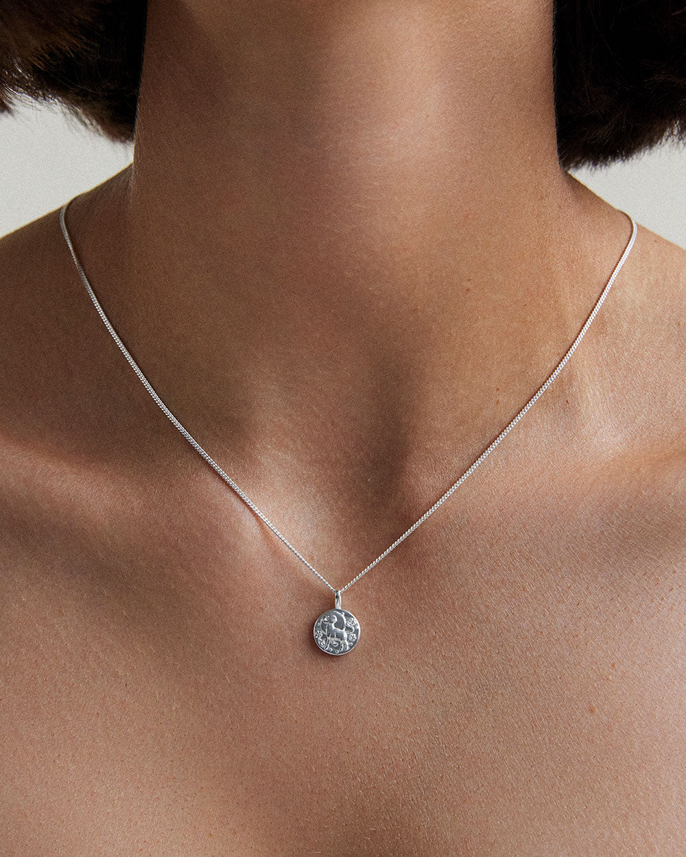 TAURUS PETITE ZODIAC (STERLING SILVER) IMAGE 3