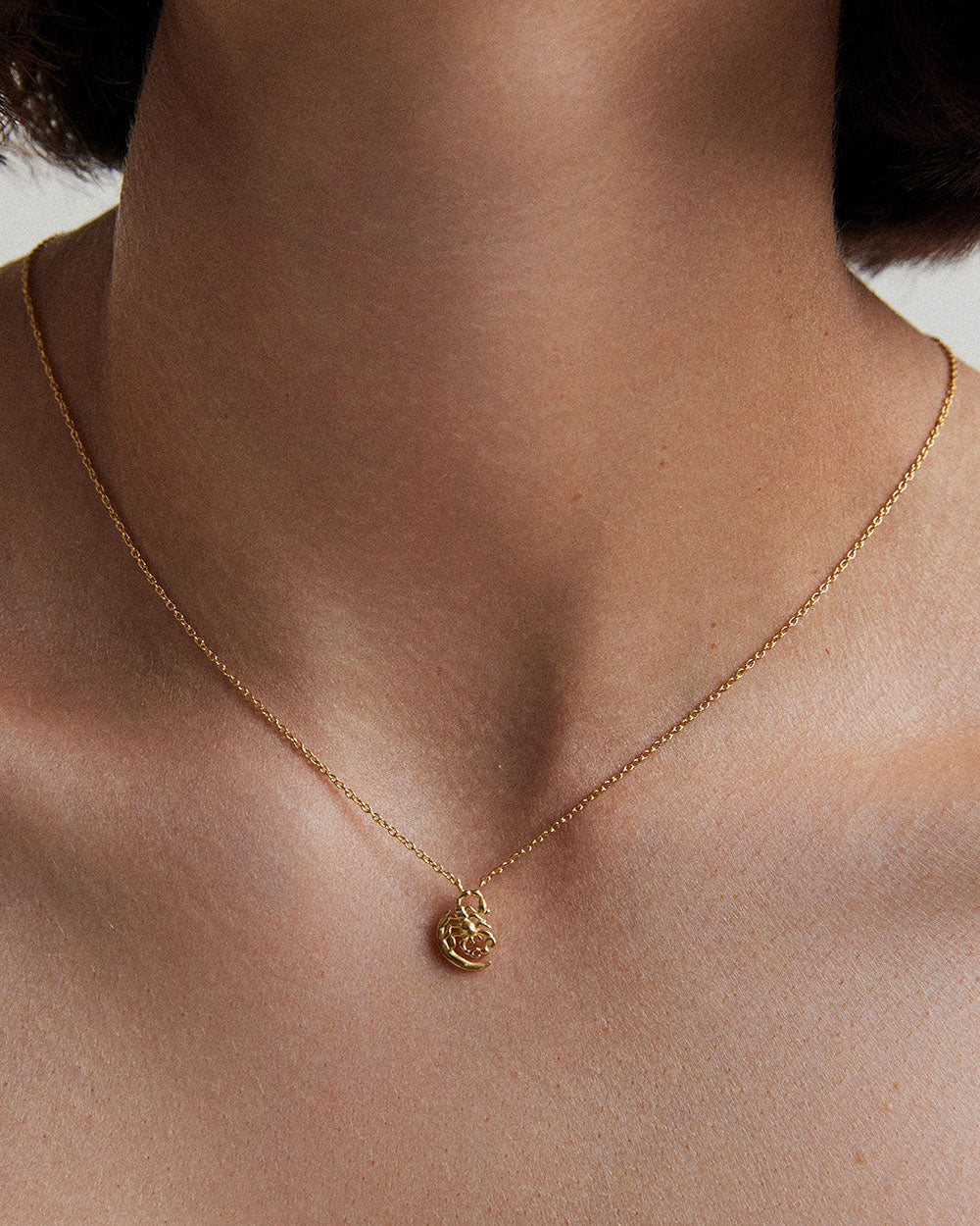 SCORPIO STAR SIGN NECKLACE (18K GOLD VERMEIL)