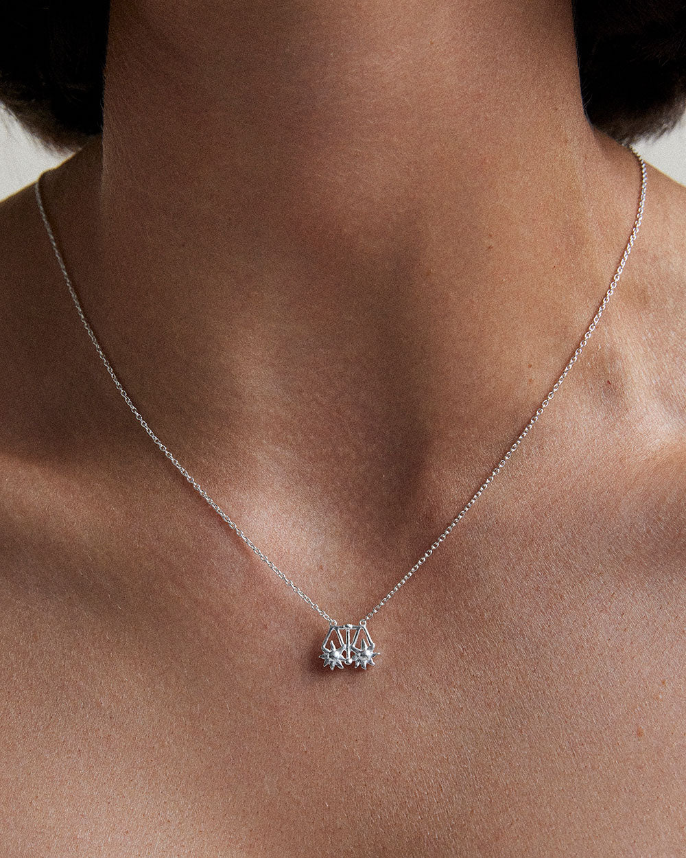 STAR SIGN NECKLACE (STERLING SILVER)