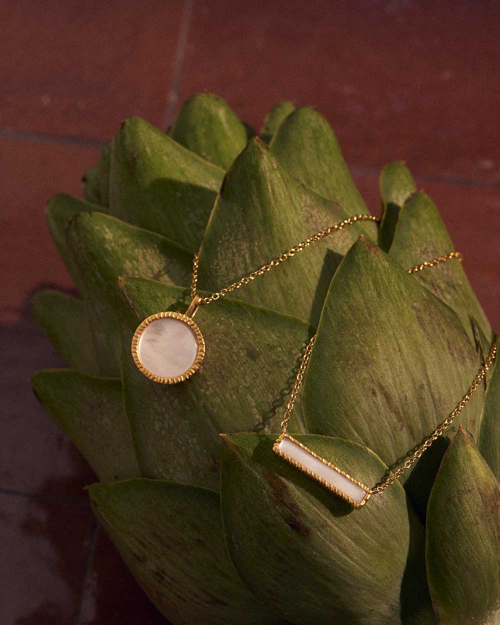 PERLA NECKLACE (18K GOLD VERMEIL) IMAGE 4