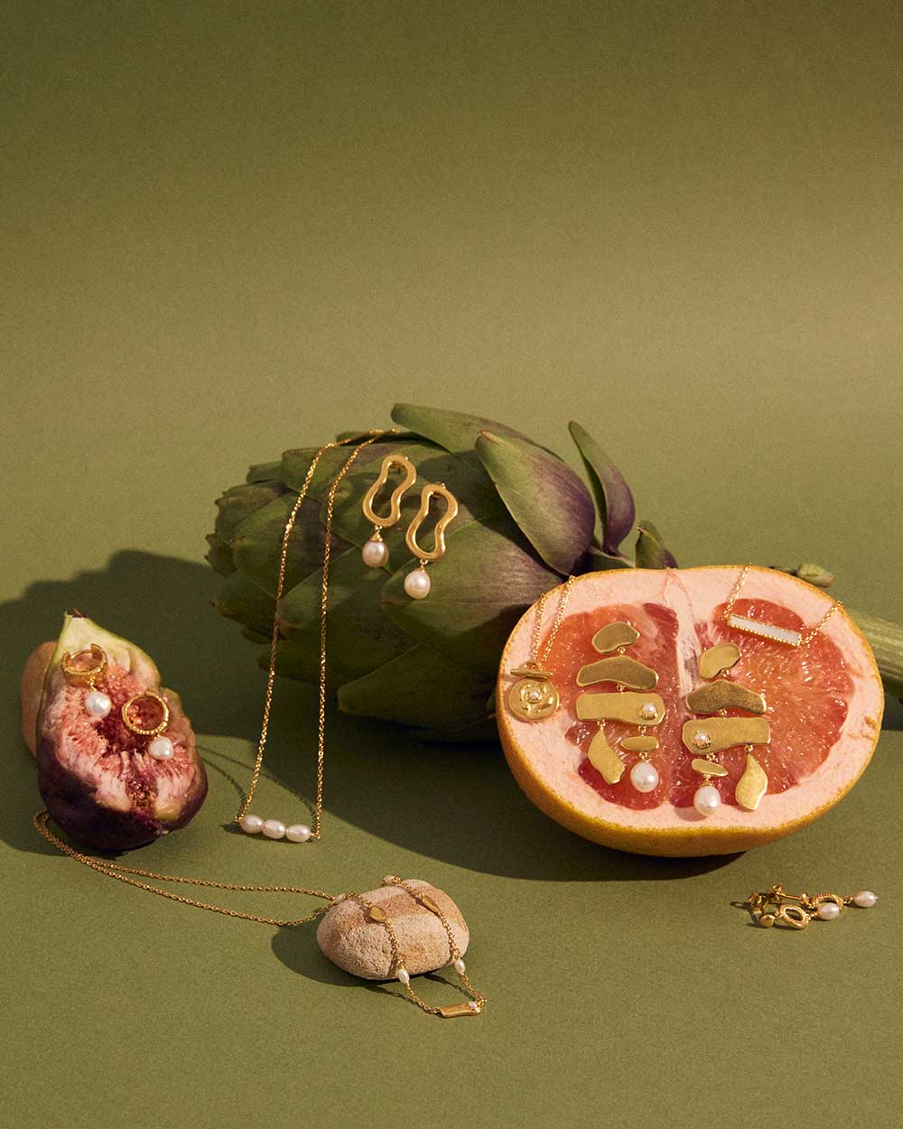 VACANZA EARRINGS (18K GOLD PLATED) IMAGE 4