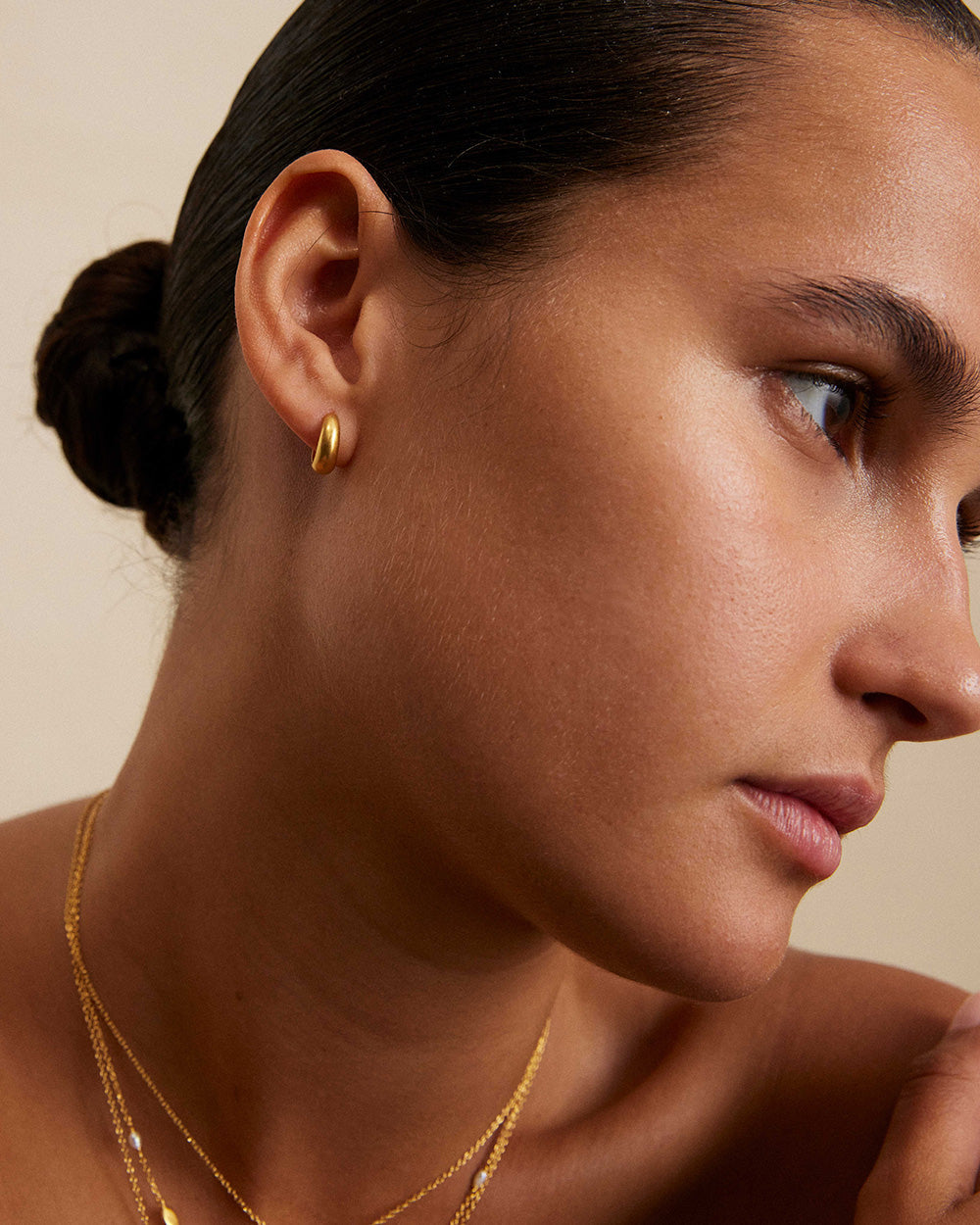 ERA HUGGIES (18K GOLD PLATED) IMAGE 3