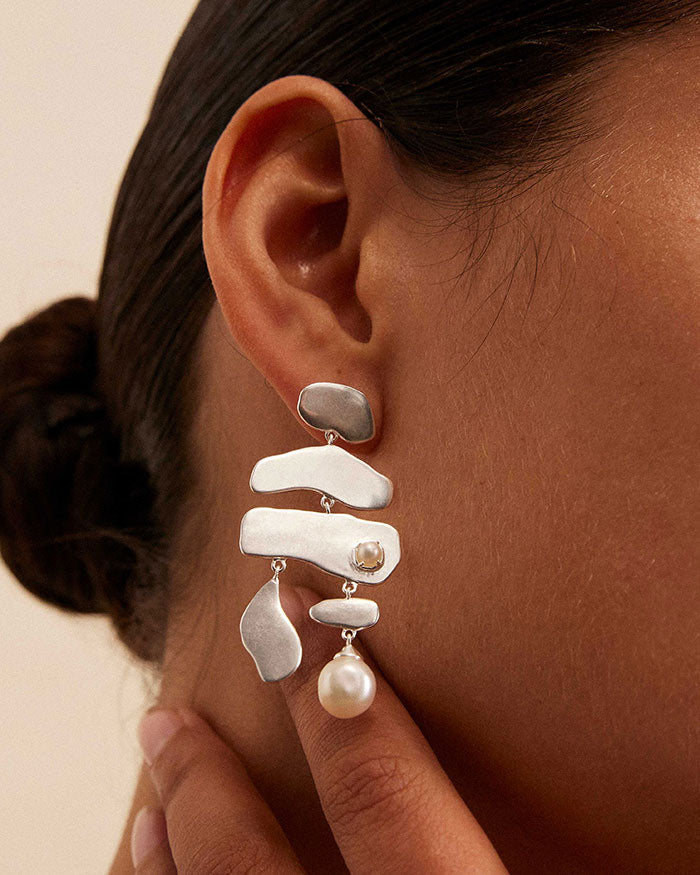 VACANZA EARRINGS (STERLING SILVER) IMAGE 5