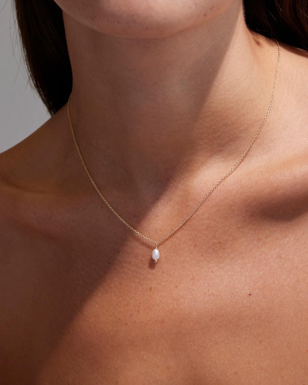 CLASSIC PEARL NECKLACE (9K GOLD) IMAGE 3