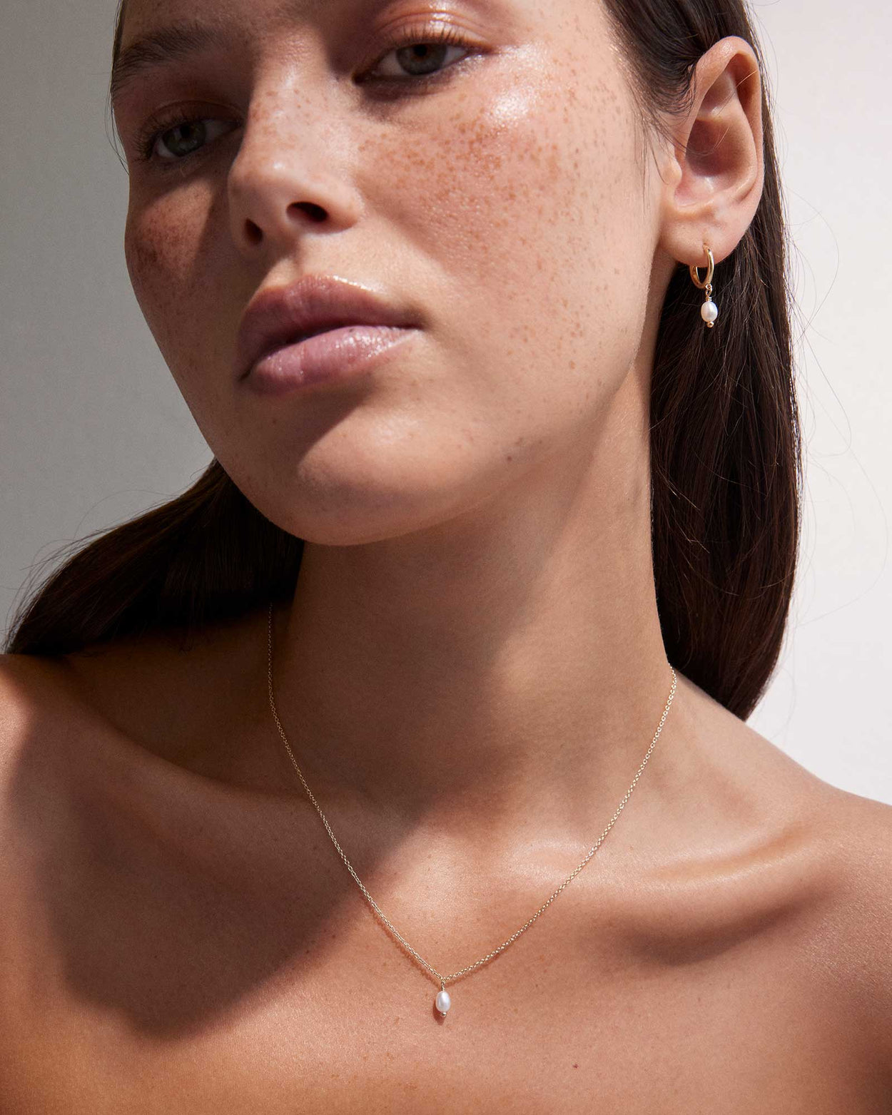 CLASSIC PEARL NECKLACE (9K GOLD) IMAGE 2